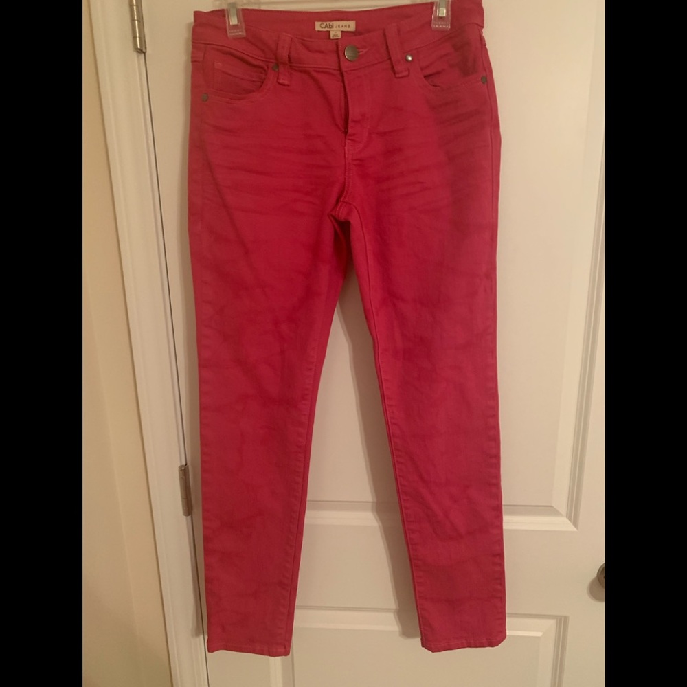 Pink CAbi Jeans size 6 👖 💕